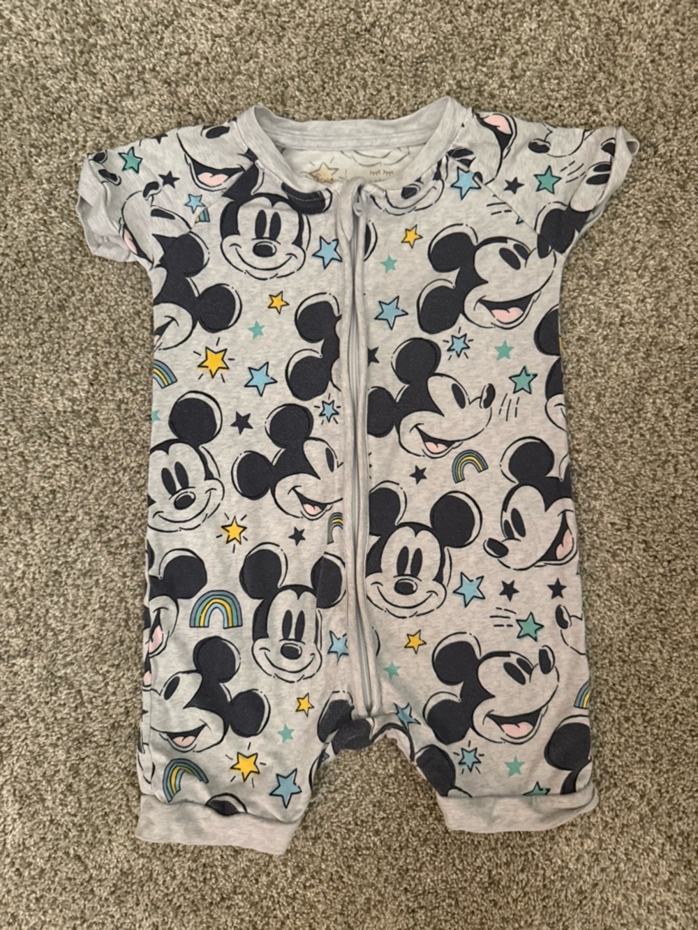 Little Sleepies Mickey Forever 6-12 Shorty